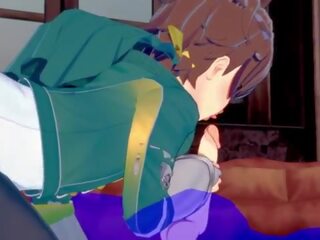 Konosuba yaoi - kazuma broche com ejaculações em sua boca - japonesa asiática mangá anime jogo xxx filme homossexual