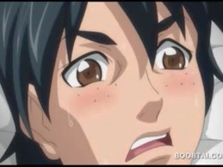 Prsnaté hentai sestrička saje a vychádzky kokot v anime vid